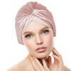 Adjustable Knotted Satin Hair Bonnet Double Layer Hair Wrap Women Hair Care Turban Satin Sleep Hat for Curly Straight Hair