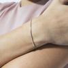 Bracelet - LUXENTER - Liwani - Acier hypoallergénique - Finition rhodium - Diamètre 55 mm