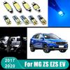 Для MG ZS EZS EV 2017 2018 2019 2020 6 шт. Автомобильные светодиодные лампы для салона, потолочный свет, лампа для чтения, подсветка номерного знака, багажника, аксессуары
