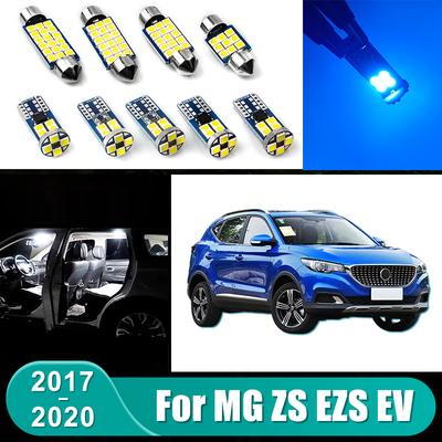 Для MG ZS EZS EV 2017 2018 2019 2020 6 шт. Автомобильные светодиодные лампы для салона, потолочный свет, лампа для чтения, подсветка номерного знака, багажника, аксессуары