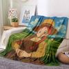 A-Анна из Зеленых Мезонинов Принт Фланелевое Одеяло.Диван,Спальня.Кровать Домашний Офис Одеяло для Сна Машина,Путешествия,Кемпинг,Пикник Плед