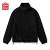 Men's Oversize Half-Zip Plush Sweatshirt