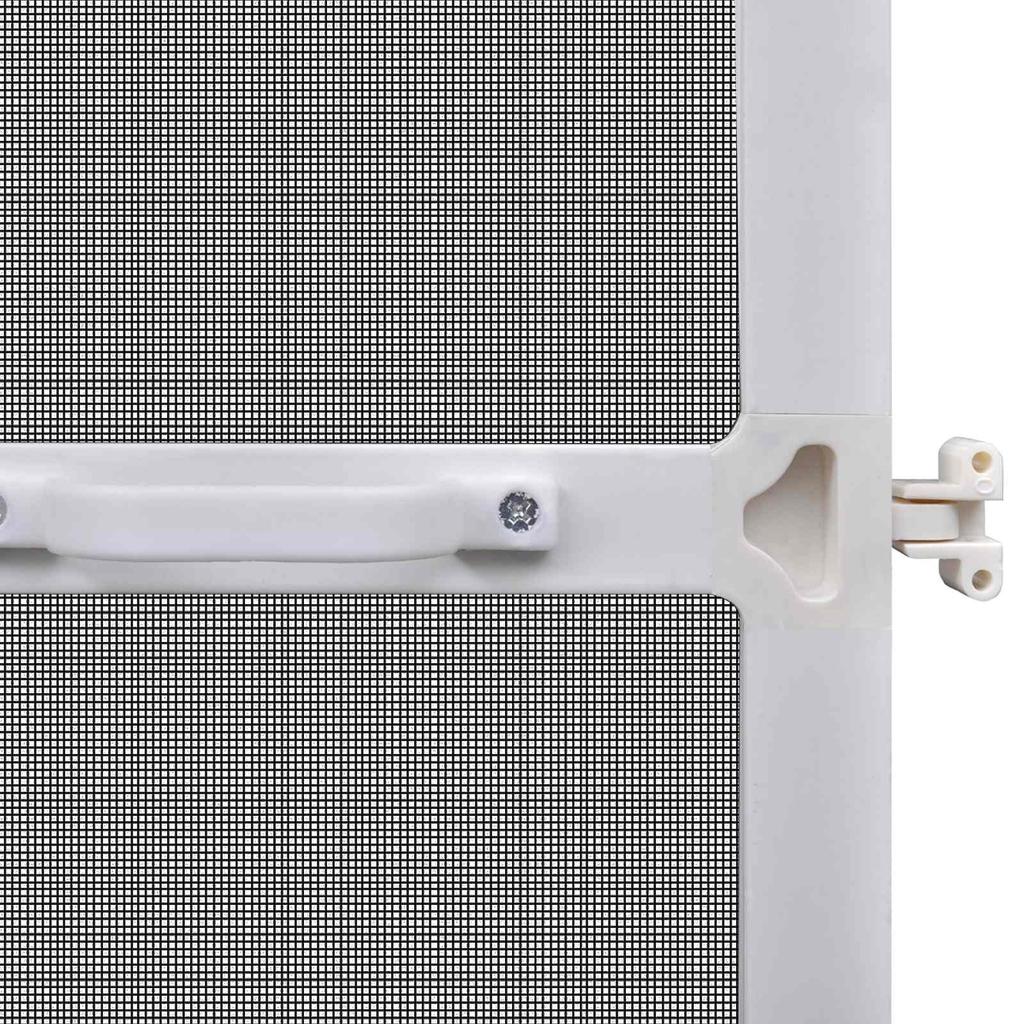 Swinging Insect Screen White and Black 100 x 215 cm