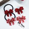 Nanrui Jewelry Ацетатная Резинка-Бант для Волос 5,3 см - Милый Бантик-Резинка и Зажим для Высокого Хвоста