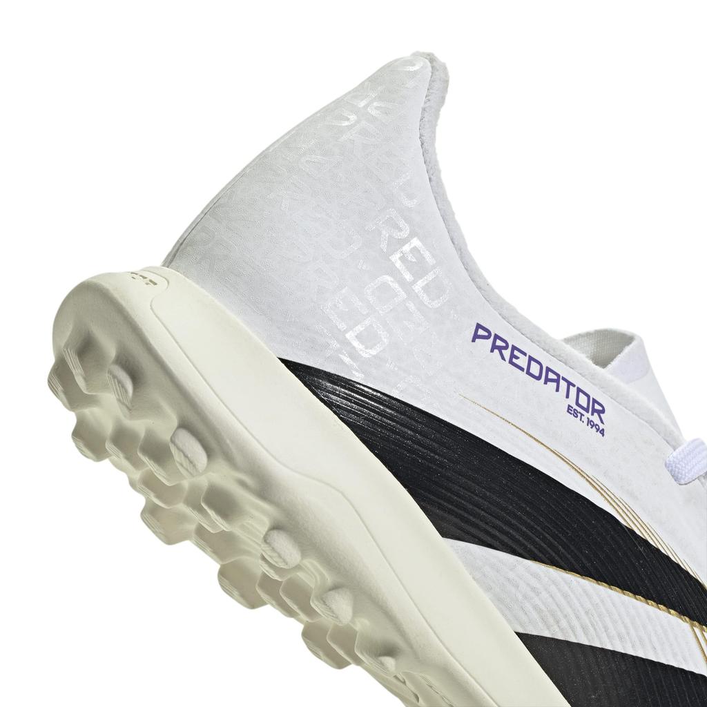 Футзальные бутсы Юниор Predator LEAGUE TF Мальчики Девочки Обувь Металлик см [Adidas] 17-24.5см Белый/Черный/Золотой (JI1152) 19,0