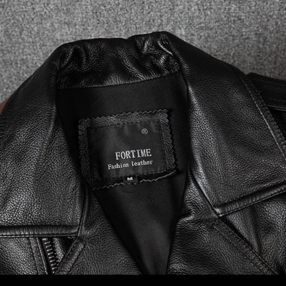 Мужская модель Locomotive, первый слой, куртка из коровьей кожи, жилет, кожаный жилет, большой размер, весна и осень