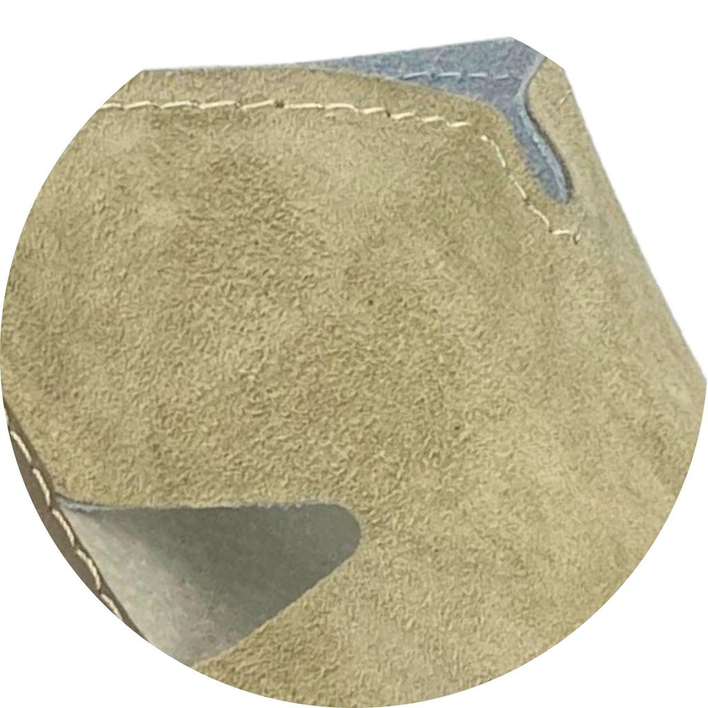 Women's open-toe slippers, high-quality suede 41