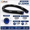 Universal 1 Meter Black 4-Ply Silicone Tubing Hose Car Vacuum Line Flexible Engine Heat Resistant Flame Retardant Silica Gel Tub