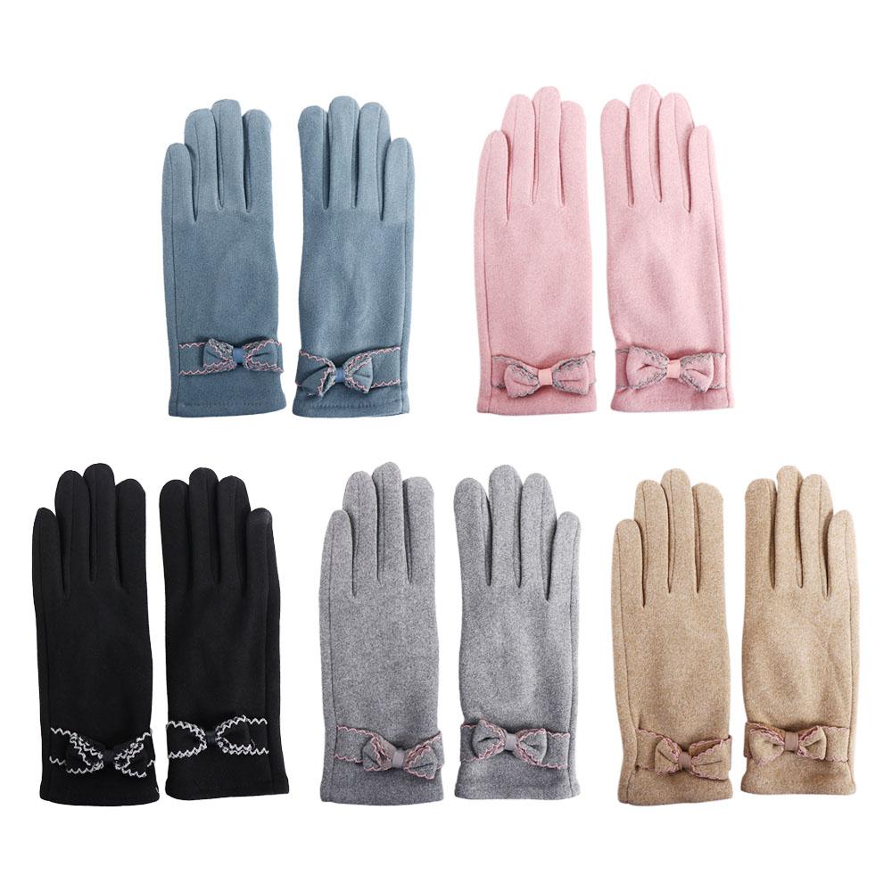 Cold Protection Full Finger Korean Style Mittens German Fleece  Gloves Women's Gloves