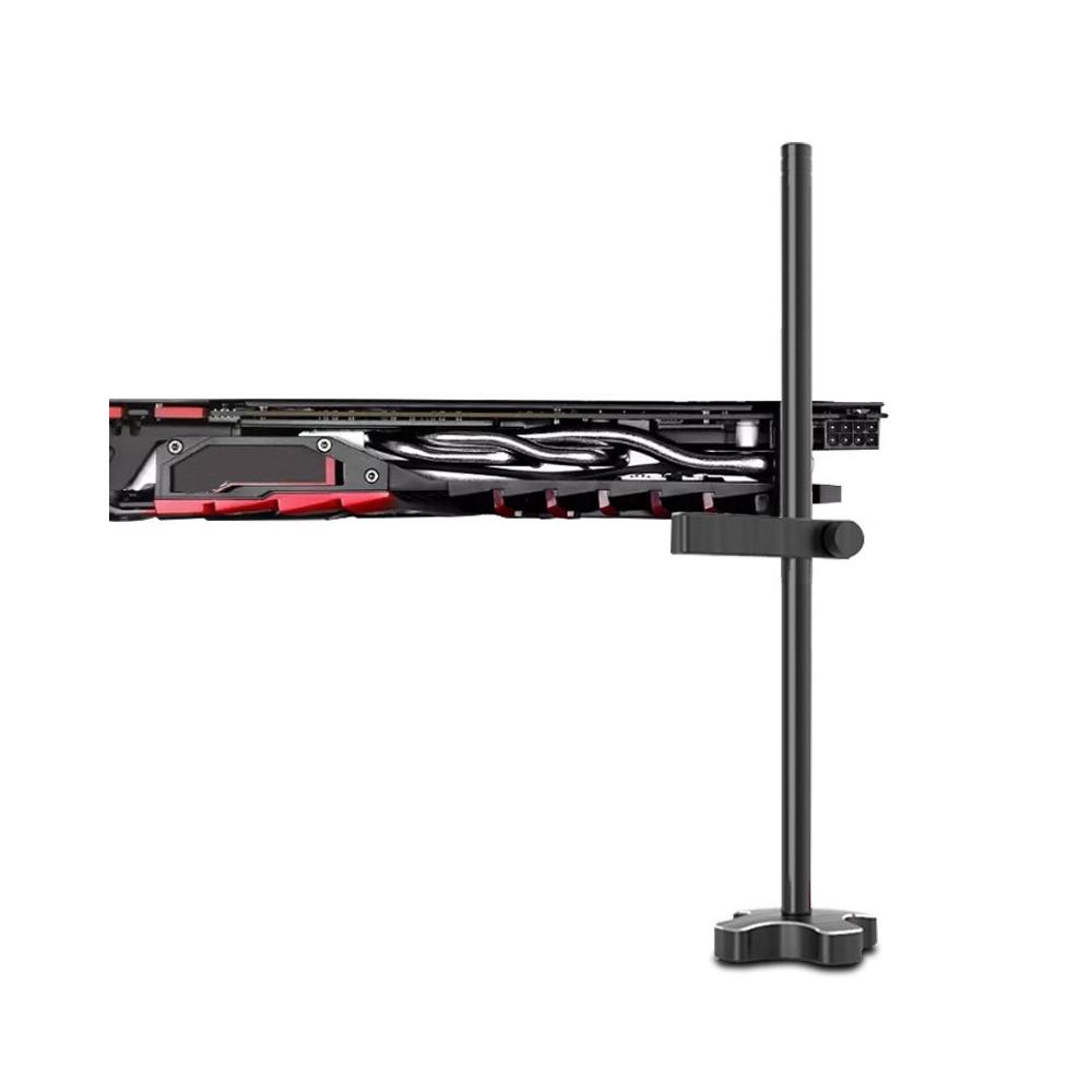 GM961 Алюминиевый вертикальный держатель видеокарты с одной опорой, кронштейн для настольного ПК, чехол для видеокарты