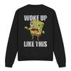 SpongeBob SquarePants Unisex Adult Woke Up Like This Meme Sweatshirt