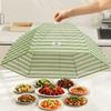 Anti-Mosquito Dish Covers Folding Food Preservation Cover Portable Mesh Food Cover  Kitchen
