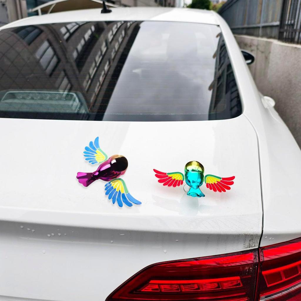 Rearview Mirror Accessories Wind-Powered Funny Cute Car Dashboard Decor Mirror Accessories For Truck Motorcycle Dashboard Hood