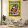 Rude Rat 2D Flat Wall Tapestry Tapestry Background Cloth Wallmounted Wall Covering Decoration Background Cloth Work Of Art