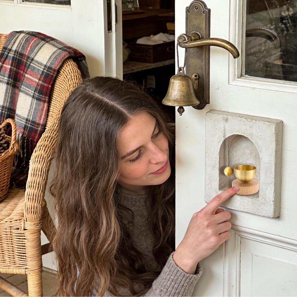 Поющая чаша с деревянной подставкой, чаша для звуковой терапии и медитации для релаксации, йоги, осознанности, декор для домашней студии, спальни