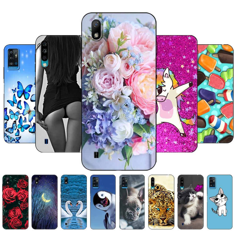 Чехол для ZTE Blade A7 2019 2020, задняя крышка для телефона ZTE Blade A71, чехол для ZTE Blade A7s 2020, мягкий чехол A 7 S 71, черный чехол из ТПУ