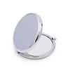 Double-sided Mirror Gold 65mm Flat Folding Portable Metal Makeup Mirror Creative Gifts