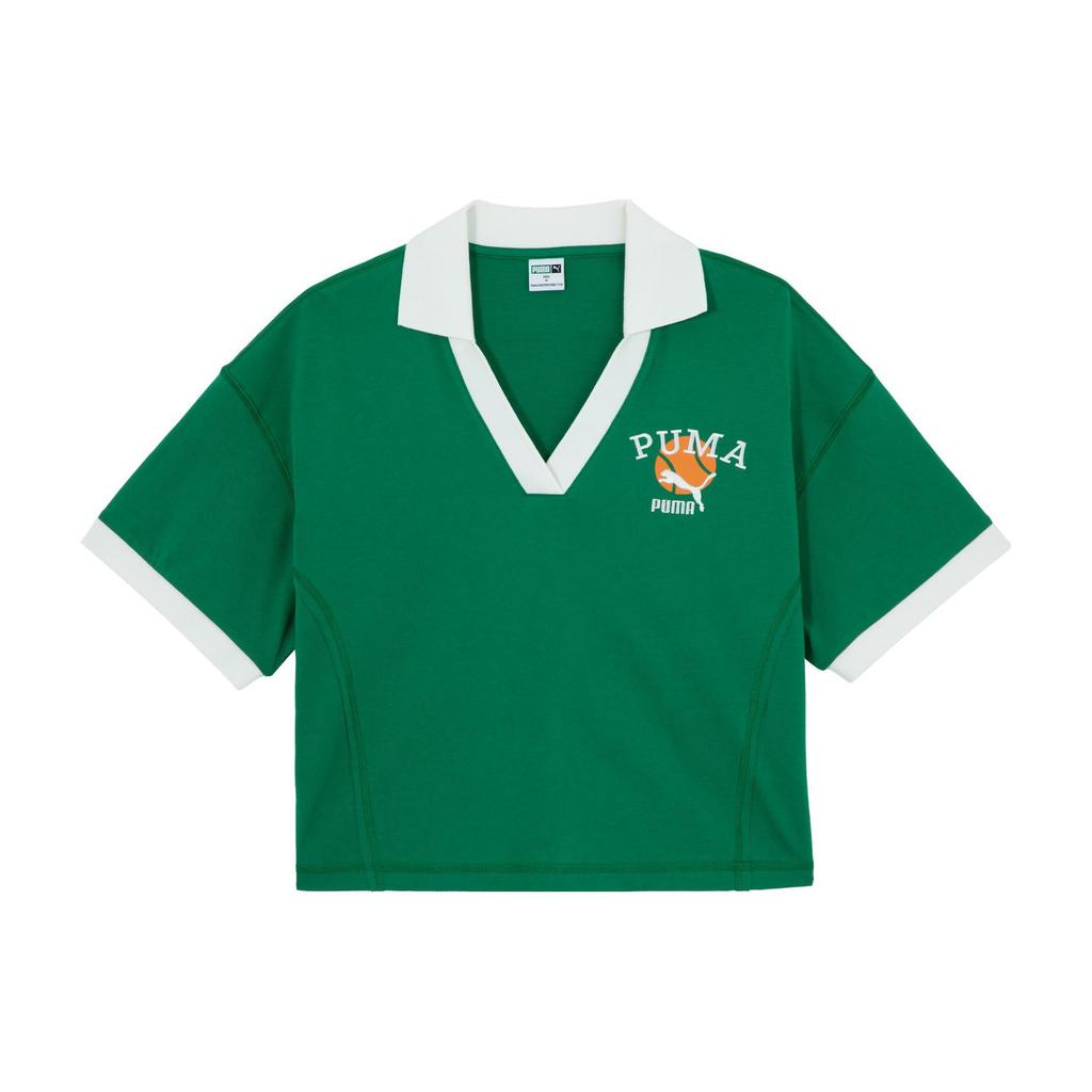 Новые женские поло PUMA CLASSICS Зеленый 622971-86