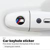 BBIL9 8/12/20pcs Car Door Core Keyhole Protection Sticker Decoration For BMW M F10 F20 F30 F40 F15 F25 F26 F31 F49 E62 E83 E84