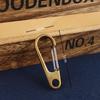 Quick Release Brass Keyring Buckle Accessories Safety Spring Hook New Key Clip  Outdoor Tool