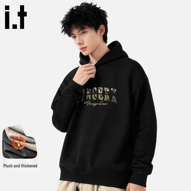 Fingercroxx IT Unisex Retro Fleece-lined Hooded Sweatshirt