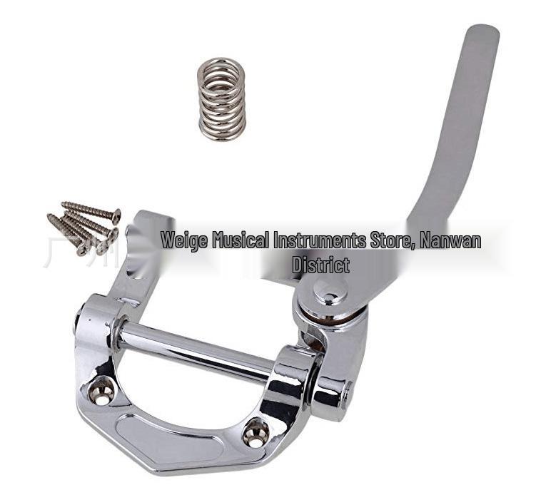 Gold Bigsby Old Style Jazz Guitar Tremolo System with Zinc Alloy Tailpiece and Small Arm