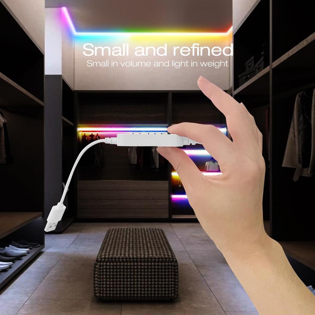 GLEDOPTO WLED ESP32 Mini LED Strip Controller DC12-24V RGB IC Digital with Mic Sound Mode Dynamic Lighting DIY for WS2811 WS2812 WS2812b SK6812