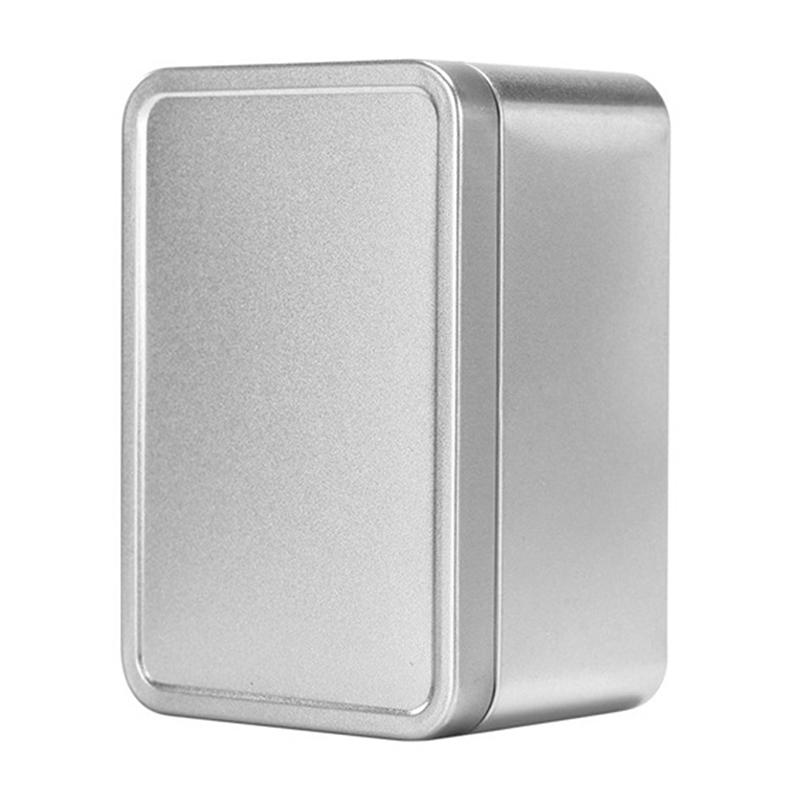 Жестяные банки для чая Металлическая коробка для хранения Жестяные банки для чая Герметичные банки Прямоугольные жестяные коробки Контейнер для чая Коробка-органайзер Коробка для печенья