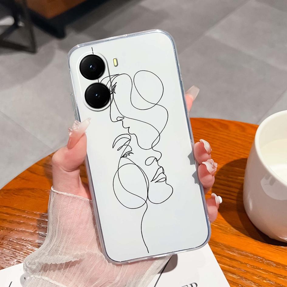 Для Xiaomi Poco X7 X6 M6 14T Pro Poco C71 C75 Xiaomi15 чехлы для телефонов Чехлы Изысканные пейзажи Ударопрочный жидкий силикон мягкий для Xiaomi Shell Bumper