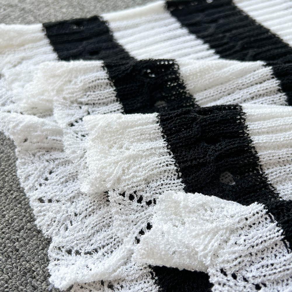 Пляжный вязаный свитер для отпуска, костюмы для женщин, с круглым вырезом и короткими рукавами, свободная футболка + длинная макси-юбка «рыбий хвост», повседневные шикарные комплекты из двух предметов