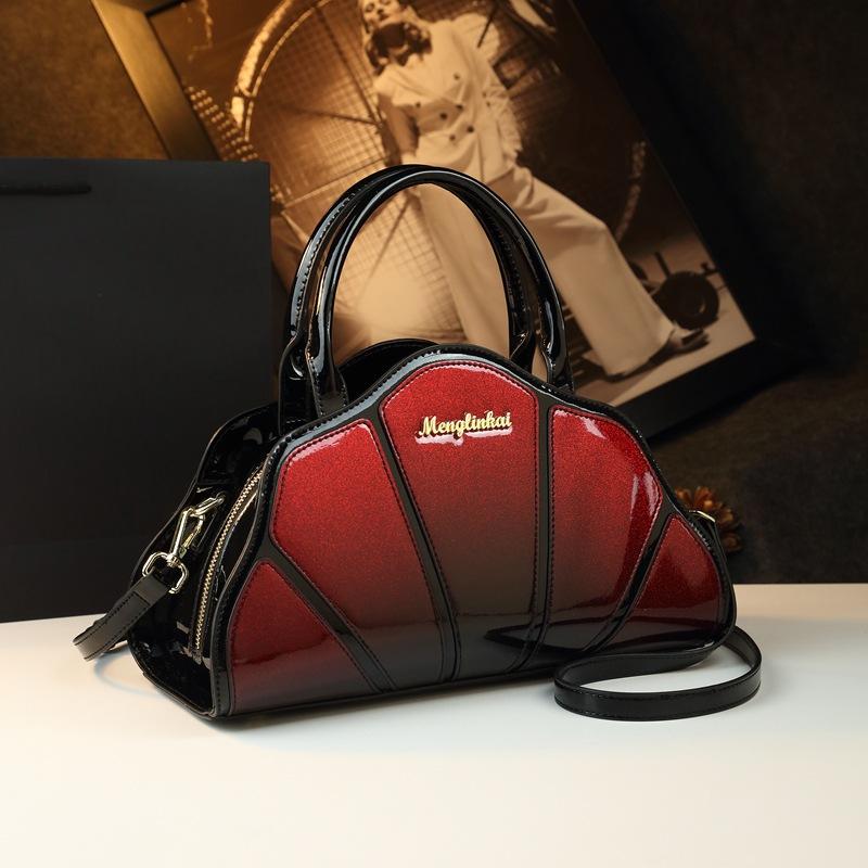 2025 Новая сумка-пельмень со швами на одно плечо через плечо Мода