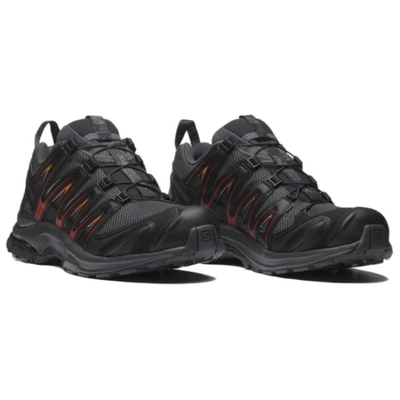 SALOMON XA PRO 3D Нескользящие износостойкие низкие повседневные кроссовки унисекс Черно-красные 476816