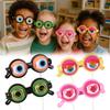 Crazy Eyes Googly Glasses Toy Winking Glasses with Pull-String Blinking Action Fun Novelty Prop for Kids Party Stage Performance