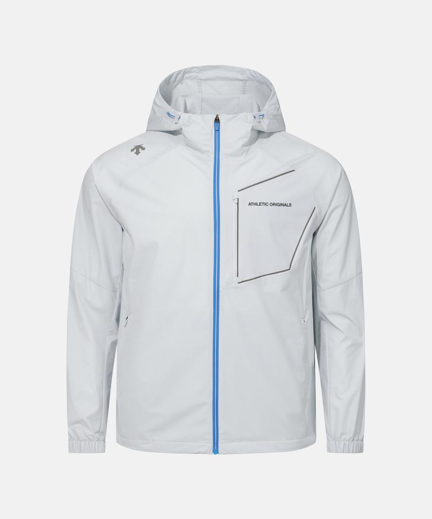 Descente Running Tough Woven Hooded Windbreaker Jacket Grey Sr123Rwb23 (B Type)
