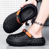 Fashion 2025 Summer New Slippers Men Outdoor Garden Clogs Male Casual Shoes Fashion Luxury Sandals Comfort Home Soft Slippers 40-45