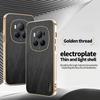 KADEM For Honor Magic6 Pro 5G Case Electroplating Silk Texture PU+TPU Phone Back Cover