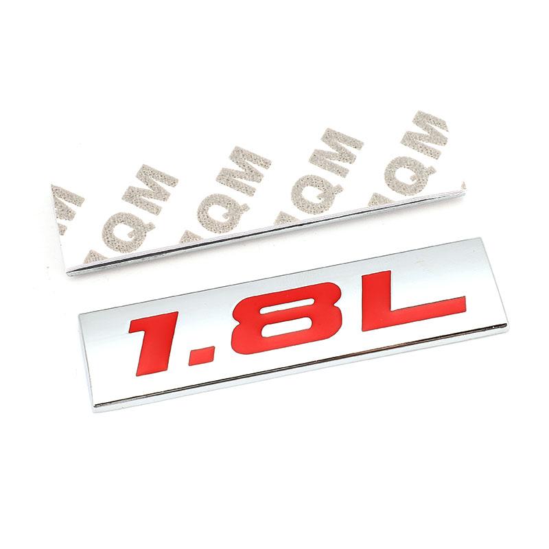 Car Sticker 1.4L 1.5L 1.6L 1.7L 1.8L 1.9L Emblem Badge Decals for Audi SUV Toyota Mini Peugeot Honda Volkswagen VW Focus Hyundai