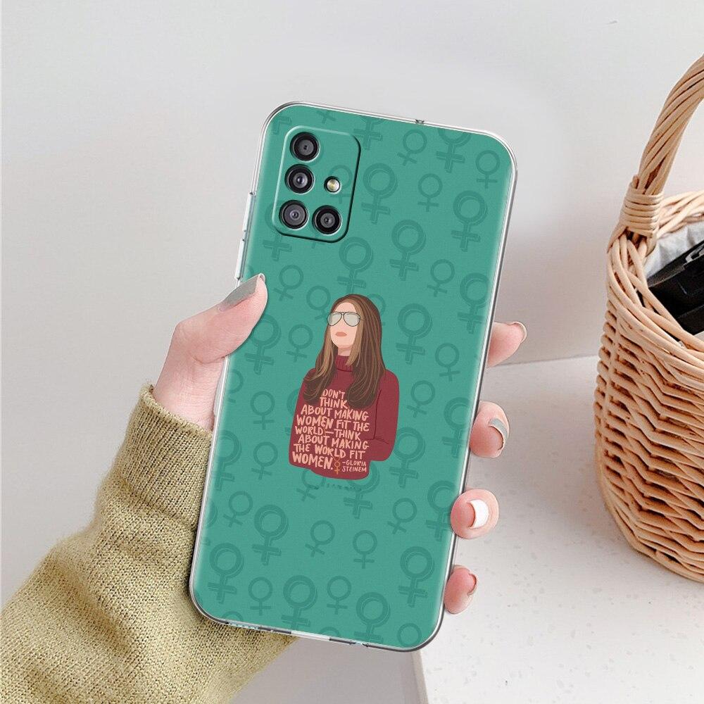 Чехол для телефона Feminist Feminism для Samsung Galaxy A51 A71 A21S A12 A11 A31 A41 A52 A32 5G A72 A01 A02S из силикона, прозрачный, мягкий