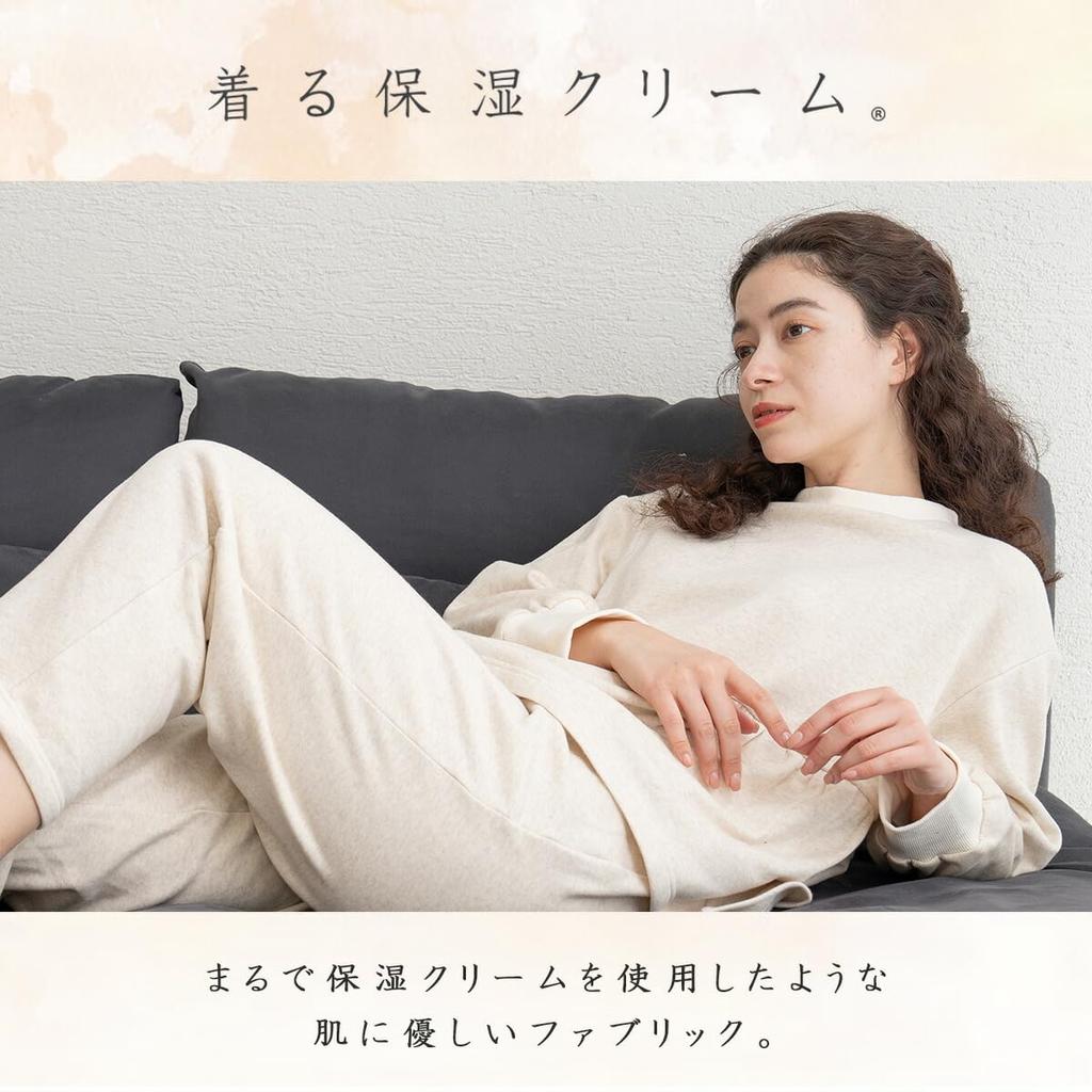 Увлажняющая группа холдингов Пижама с круглым вырезом с подкладкой из меха на спине для чувствительного хлопка Длинная однотонная Живот Удобная для больницы Подходящая для