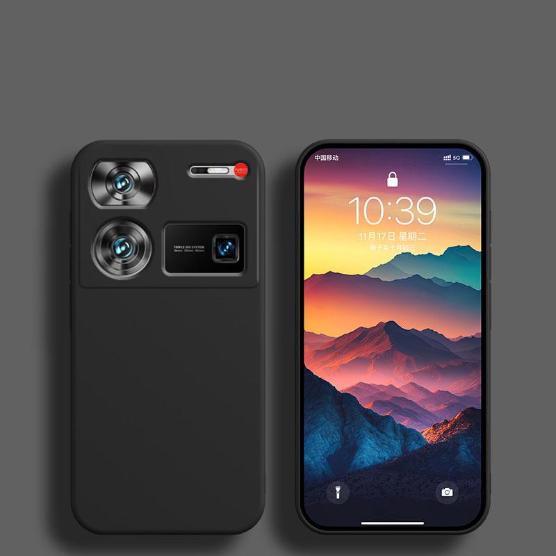 For Nubia Z60 Ultra Case Square Liquid Silicone Phone Cases For ZTE Nubia Z60 Z 60 Ultra Z60Ultra Shockproof Soft Back Cover
