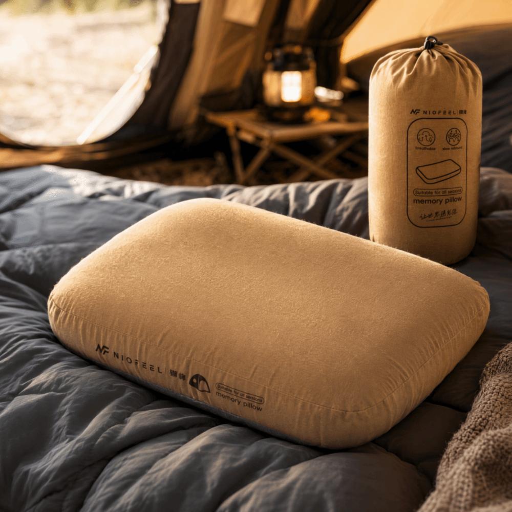Removable Travel Pillow Compact Camping Pillow Portable Backpacking Pillow Car Travel