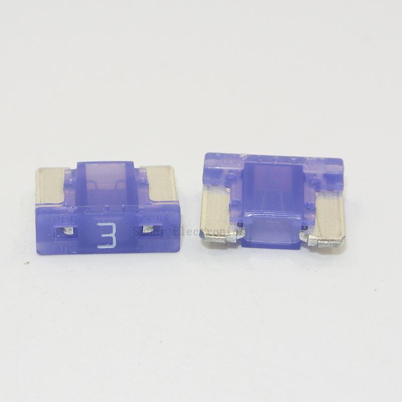 50pcs 2A 3A 5A 7.4A 10A 15A 20A 25A 30A fuses Micro Short Low profile Mini blade 15A amp APS/ATT fuse for Honda Toyota Lexus