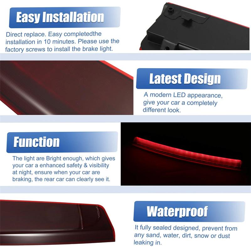Xfg000040 Автомобильный 3-й светодиодный стоп-сигнал для Range Rover L322 Для Vogue 2002-2012 Задний дополнительный высокорасположенный стоп-сигнал