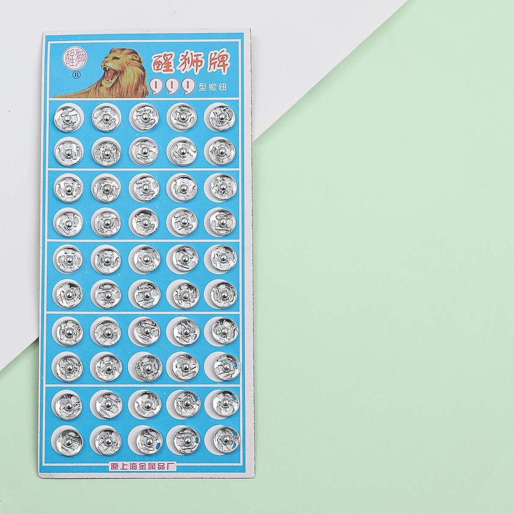 Small Metal Snap Fasteners Press Button 8/12/16/18/20mm Black Silvery Clothing Accessories Sewing Embedded Buckle