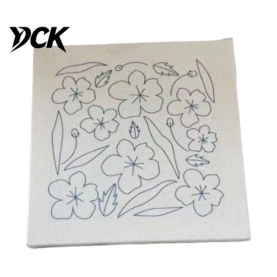Punch Embroidery Craft DIY Floral Needle Kit, Beginners Flower Starter Kit with Tools Pattern, Stitch Carft for Adults, Handmade Home Decor