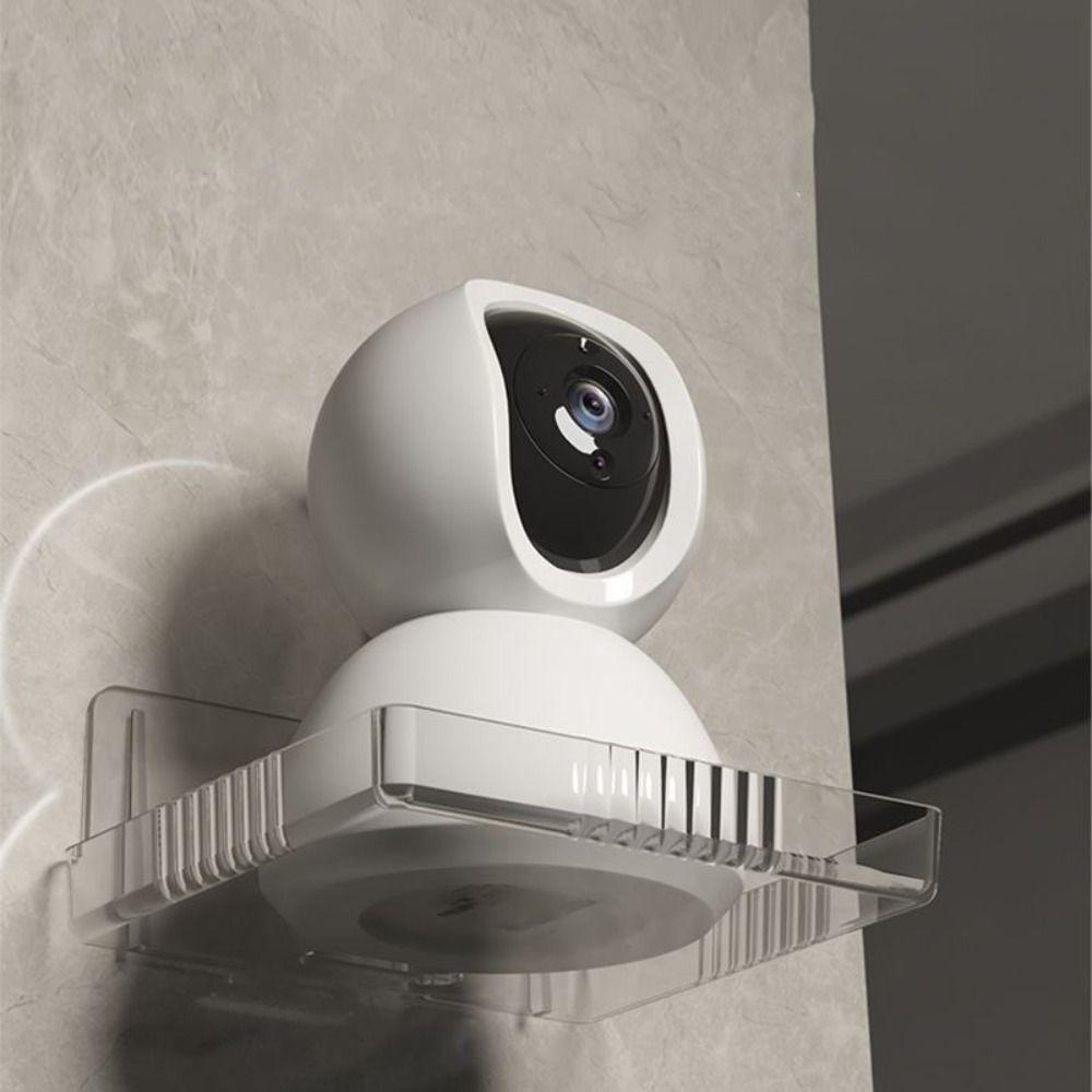 Fixed Floating Storage Stand Rack Clear Record Wall Shelf Practical Security Camera Rack Home