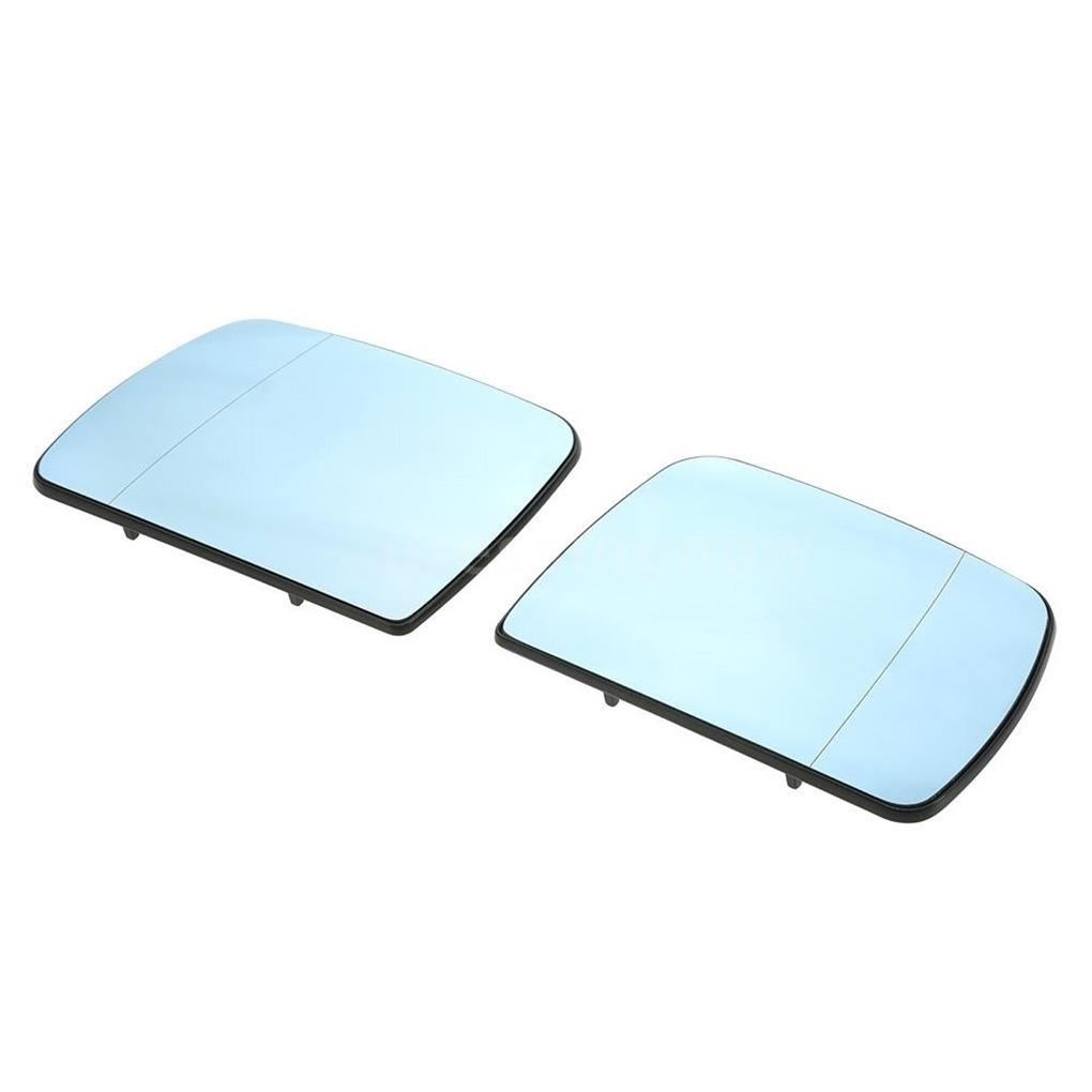 Боковой обогрев зеркала заднего вида, противотуманное зеркало на дверь, лист, подходит для BMW X5 E53 1999-2006 51168408797 51168408810