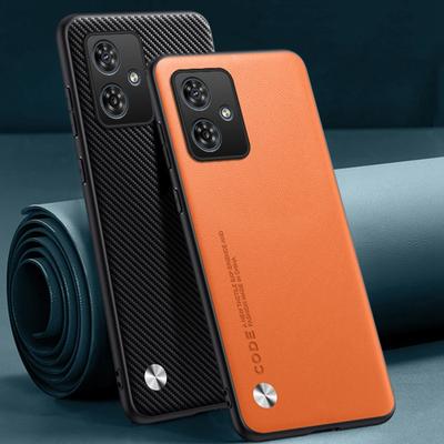 Роскошный чехол из искусственной кожи для Motorola G54 G84, задняя крышка, матовый силиконовый противоударный защитный чехол для телефона Motorola Moto G54 5G