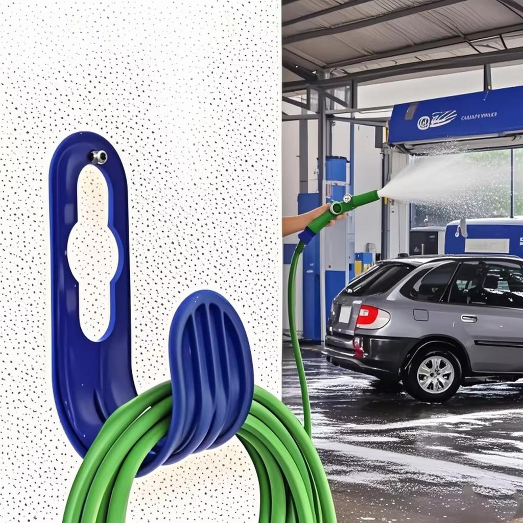 Household Wall-Mounted Garden Telescopic Hose Holder, Outdoor Faucet Hook