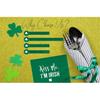 52 Pcs Kiss Me I'm Irish St Patricks Day Napk Paper - Green Shamrock Napk with Gold Foil for Dinner or Cocktail Parties - St. Patrick's Decorations